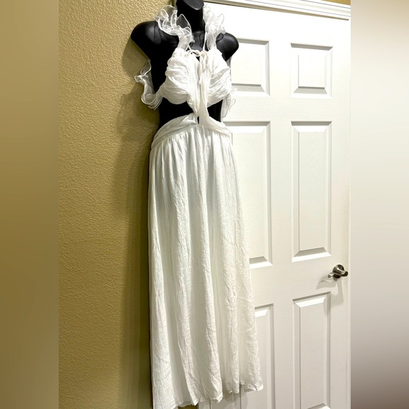 JEAN JAIL women boho ruffle top dress size XL - Picture 6 of 7